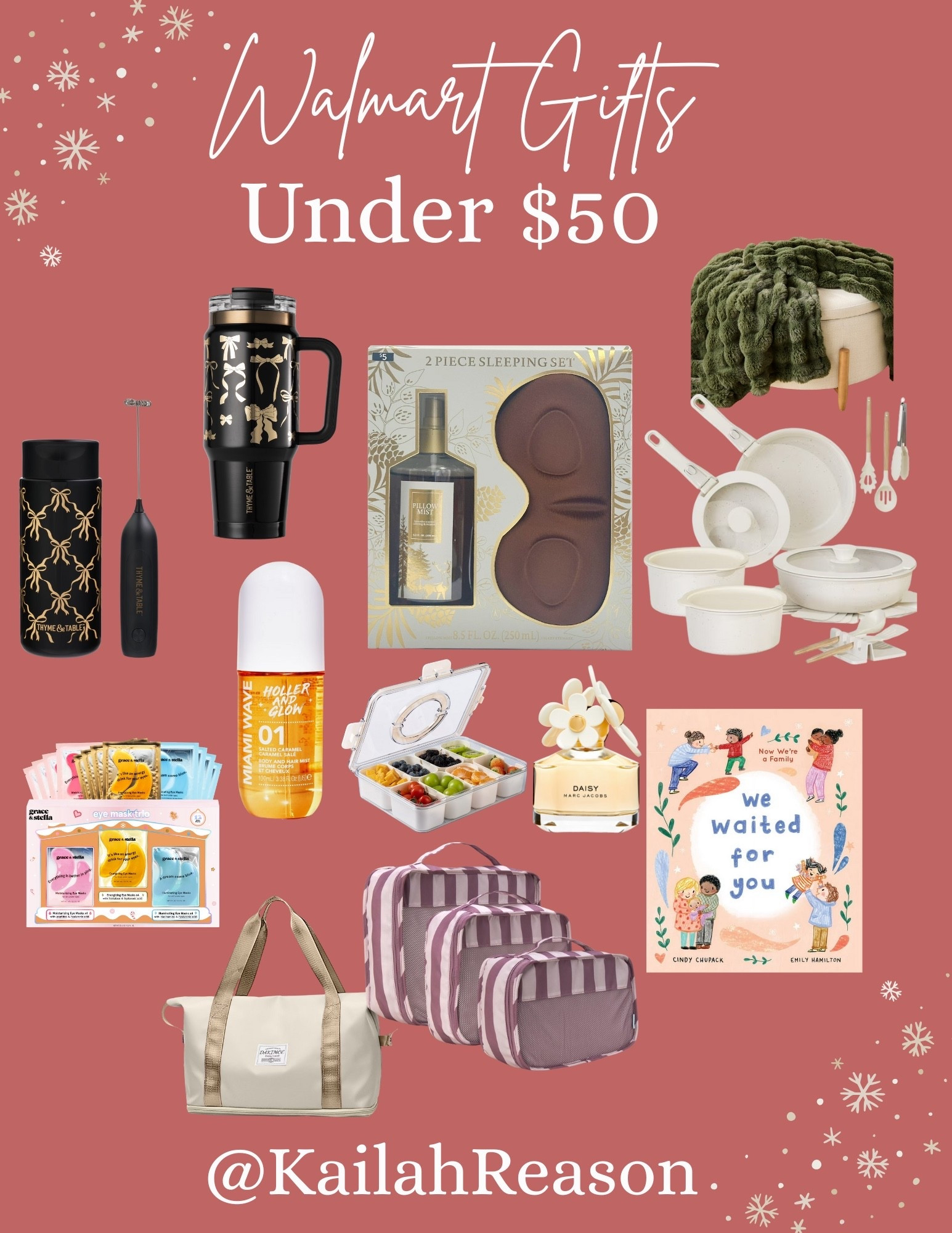🎁 Affordable + adorable! Rounding up my favorite Walmart gifts — all under $50 👏 Perfect for everyone on your list! 