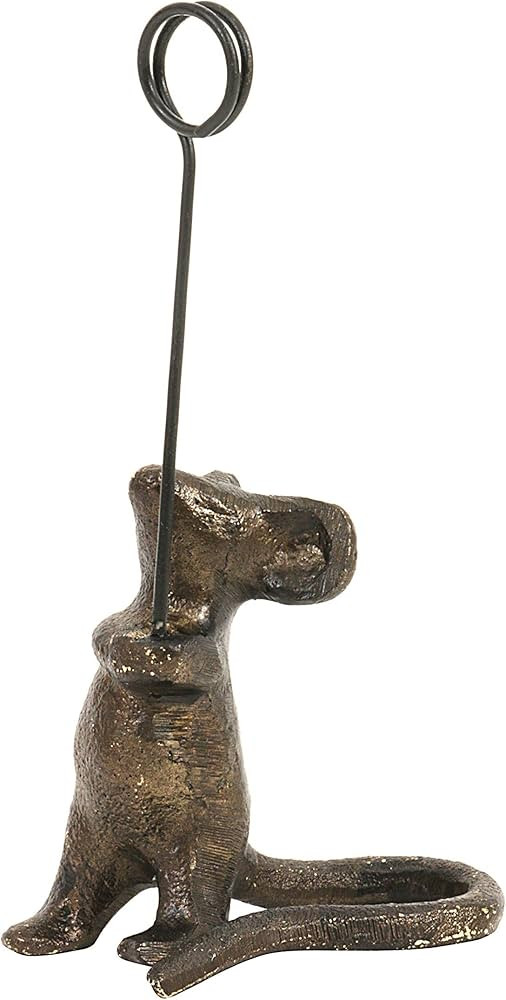 Creative Co-op DA6227-1 Cast Iron Mouse Card Holders with Distressed Finishes , Brown | Amazon (US)