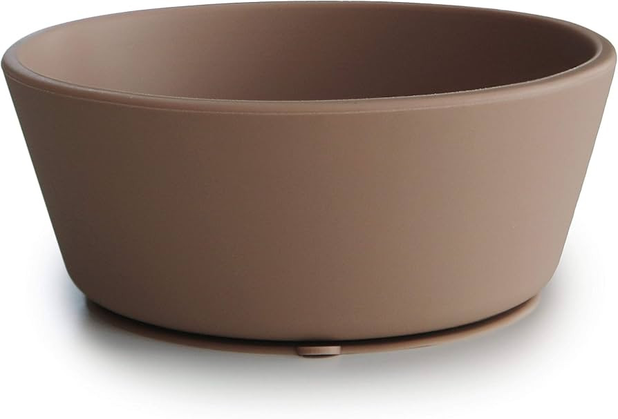 mushie Silicone Suction Bowl | BPA-Free Non-Slip Design (Natural) | Amazon (US)
