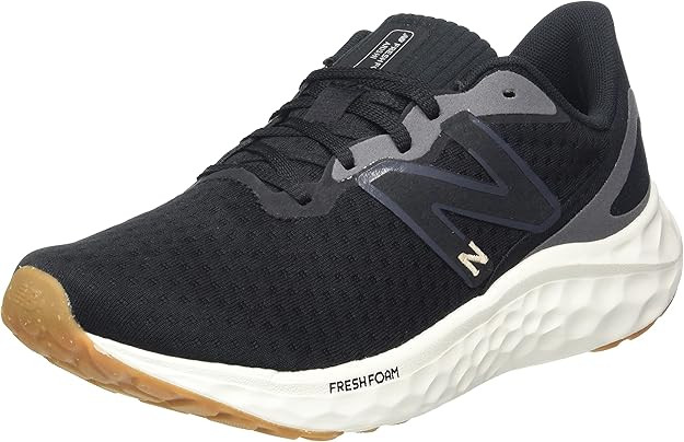 Amazon.com | New Balance Women's Fresh Foam Arishi V4 Running Shoe, Black/Light Gold Metallic/Gum... | Amazon (US)