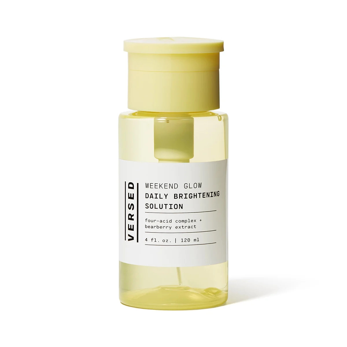 Versed Weekend Glow Daily Brightening Toner, Four-Acid Complex + Bearberry Extract, 4 fl oz | Walmart (US)