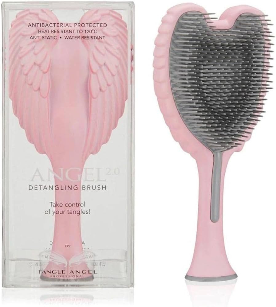 Detangling Hair Brush - Anti Static Angel Wing Hair Brush with Soft & Flexible Bristle for Straig... | Amazon (US)