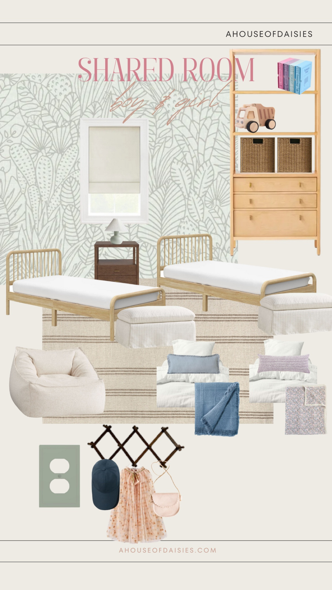 Boy girl shared room, big girl room, big boy room 

#LTKKids #LTKHome #LTKFindsUnder50