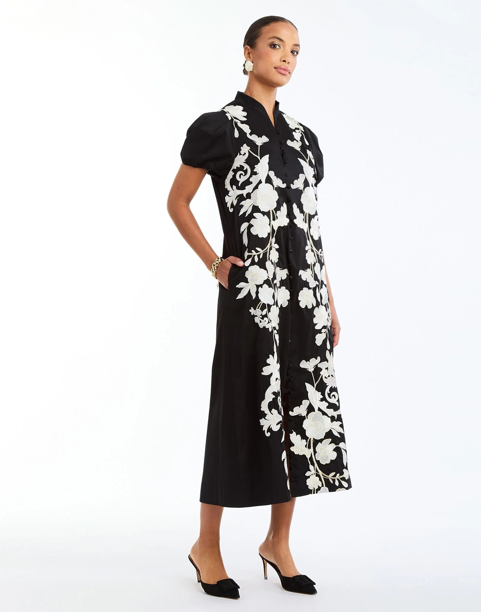 Elliana Barong Midi Dress | Mestiza New York
