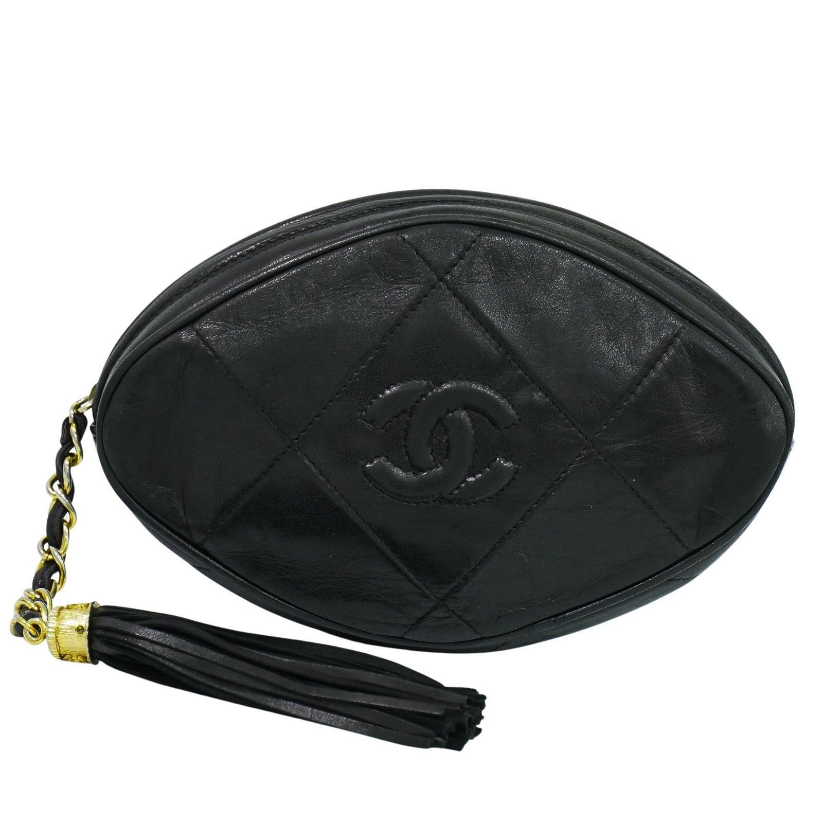 Chanel Chanel Vintage Diamond CC Tassel Clutch Quilted Lambskin | Grailed | Grailed