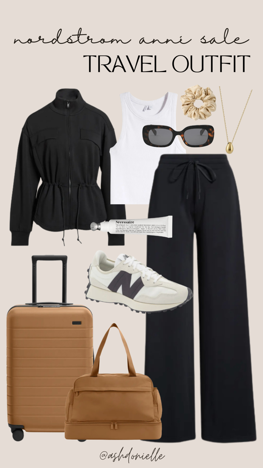 Nordstrom anniversary sale outfit inspo for traveling! Travel outfit Travel ootd Airport look Nsale Nordstrom sale Nordstrom outfit inspo Matching set Luggage Jewelry

#LTKootd #LTKSaleAlert #LTKTravel