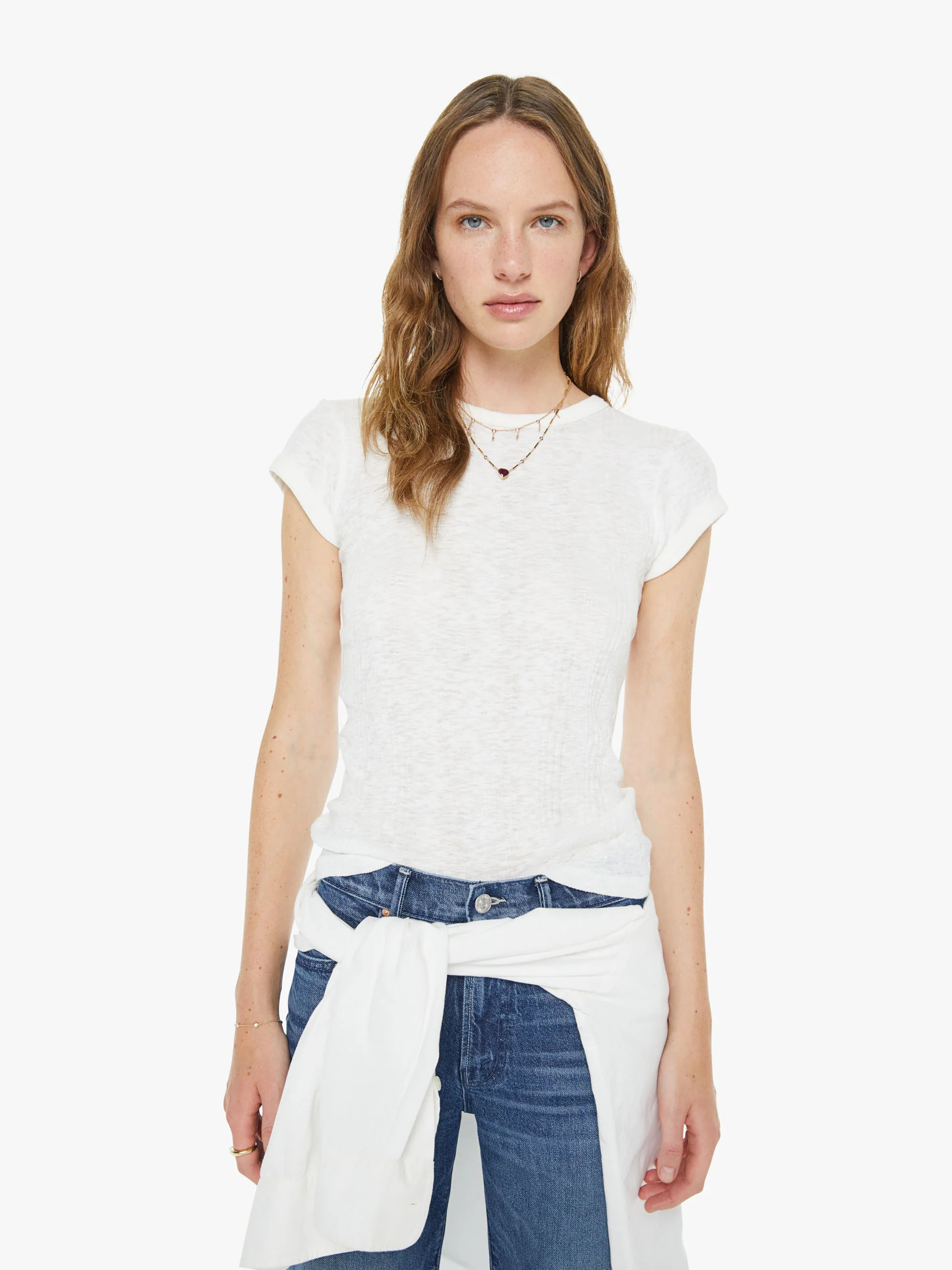 The Itty Bitty Ringer - Fluff | Mother Denim