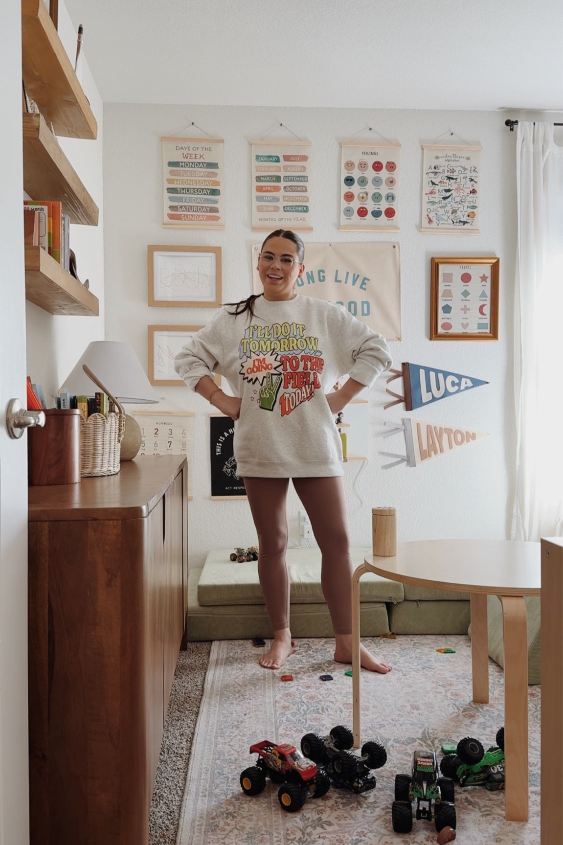 XL in sweatshirt, 6 in leggings!!!

#LTKbaby #LTKkids #LTKfamily