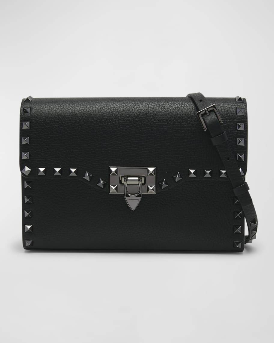 Valentino Garavani Rockstud Small Calfskin Shoulder Bag | Neiman Marcus