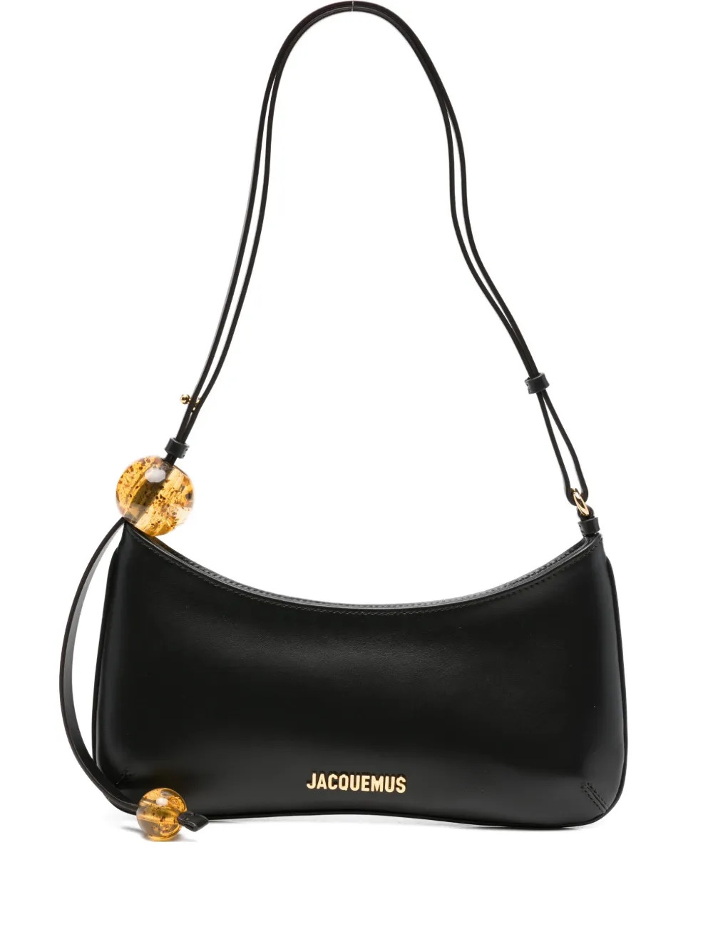 Jacquemus The Bisou Perle Shoulder Bag | Black | FARFETCH | Farfetch Global