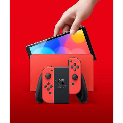 Nintendo Switch OLED Mario Red Limited Edition Console - Manufacturer Refurbished | Target