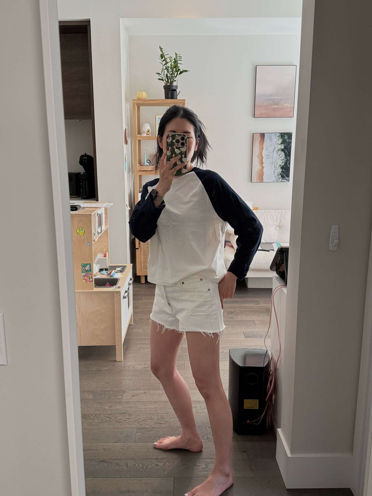 Aritzia top: this top is sold out but linked tees from same fabric. This fabric is so comfortable, soft & airy. 100% cotton!
Agolde Parker shorts: sized up for comfort. On sale!

#LTKsale #LTKcanada