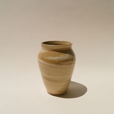 Cyan Ceramics Marbled Vase | West Elm (US)