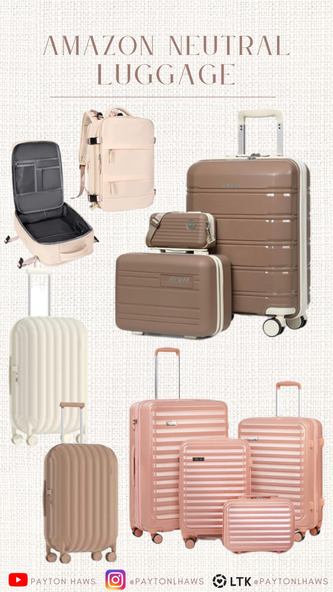 CUTEST Neutral Luggage - PERFECT for your summer vacations!! 🌴🌊☀️

#LTKfamily #LTKFind #LTKtravel