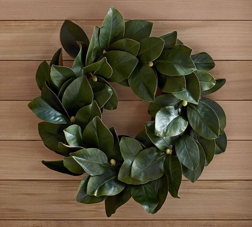 Faux Magnolia Wreath | Pottery Barn (US)