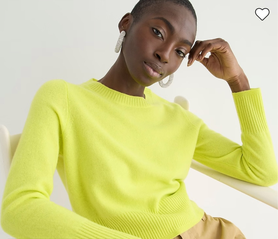 Finally a cropped sweater that’s not too cropped! 100% cashmere.. I’m not normally one for bright colors, but I’m really liking this pop of color with wide leg high waisted trousers. Or a higher waisted denim skirt. Great with a white maxi.. under $120

#LTKFind #LTKstyletip #LTKSeasonal