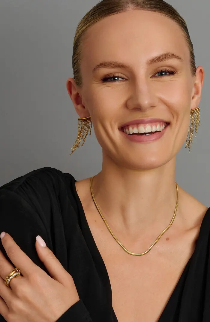 Gold Tassel Fringe Earrings | Nordstrom