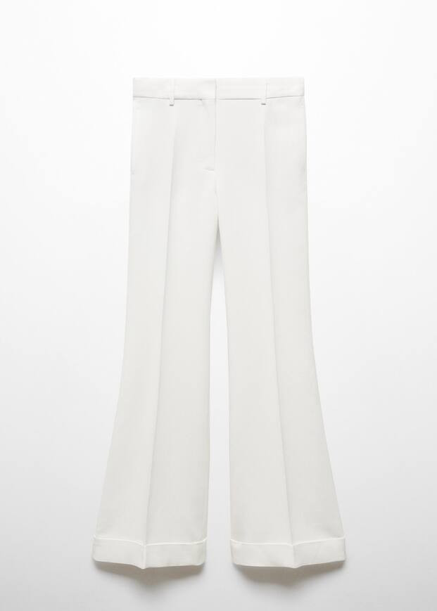 Flared suit pants -  Women | Mango USA | MANGO (US)