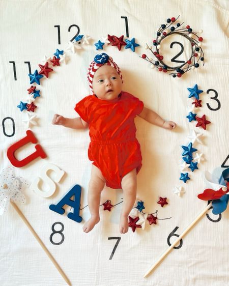 Our little firecracker 🧨 is TWO months old today. 

#LTKbaby #LTKSeasonal