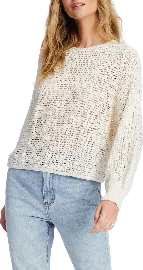 Billabong Sun Dazed Slub Cotton Blend Sweater | Nordstrom | Nordstrom Canada