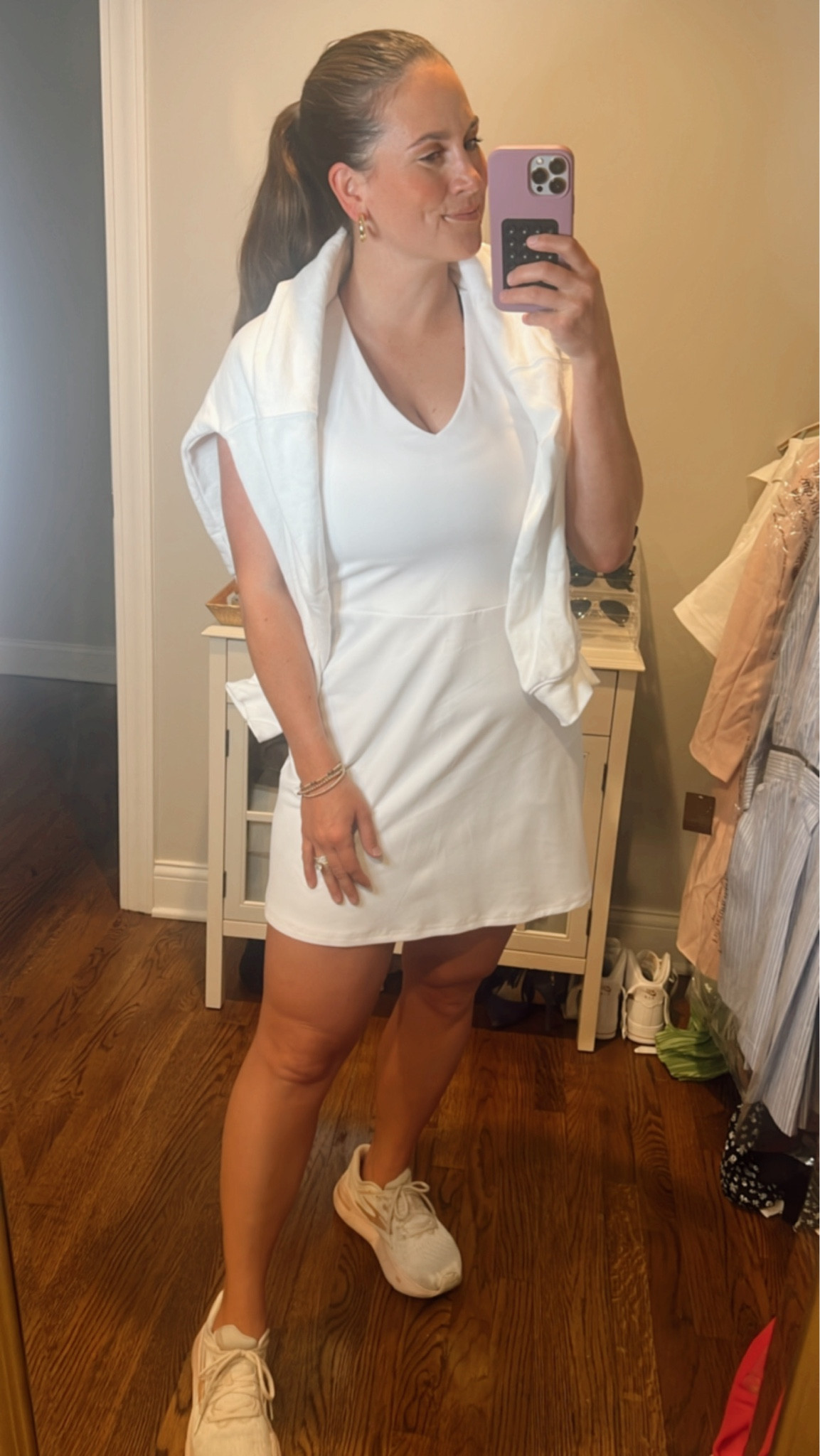 It's safe to say a tennis dress is a look I will never not love! Sharing lots of amazing options in all different price points. Wearing a M in this one 🎾