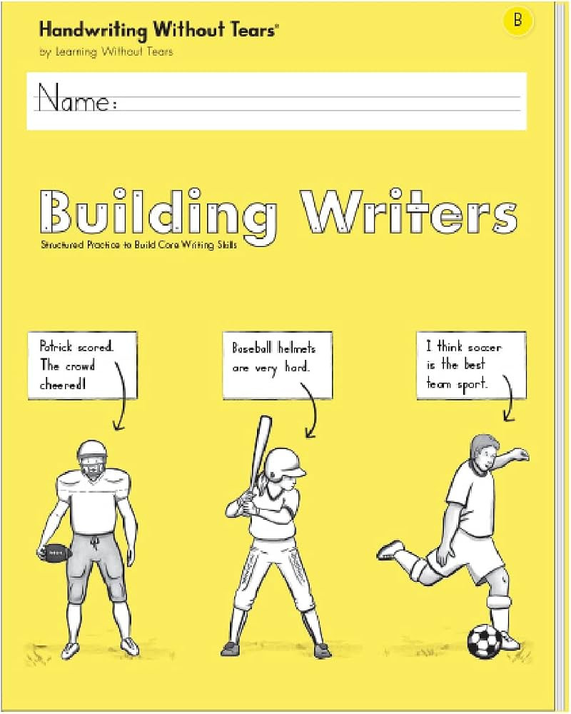 Learning Without Tears Building Writers- Student Edition- Grade 1, Writing Skills in Narrative, I... | Amazon (US)