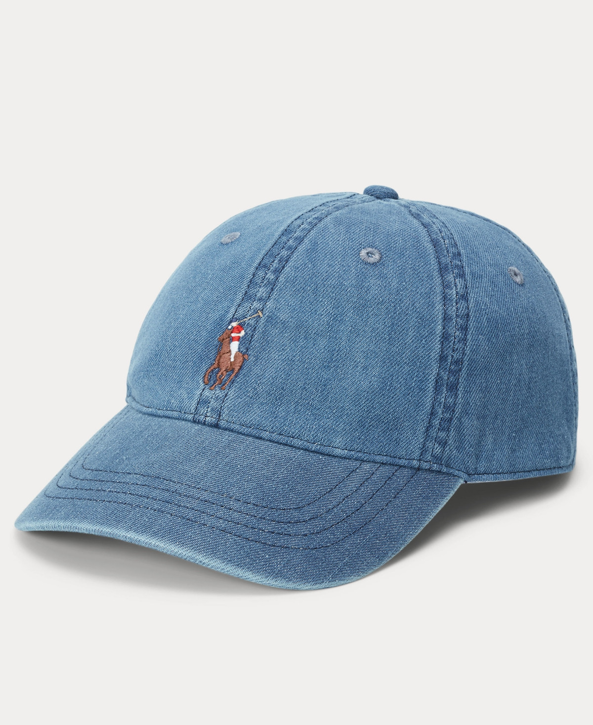 Polo Ralph Lauren Women's Denim Ball Cap - Medium Wash | Macy's
