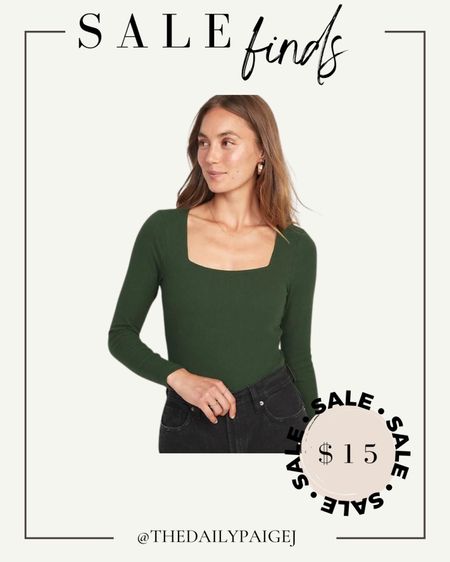 This bodysuit is such a great color for the holidays and 50% off this weekend. It comes out to $15, which is a steal! If you have a long torso, I would size up. For me I ordered a small, but a medium would have been better  

#LTKCyberweek #LTKunder50 #LTKsalealert