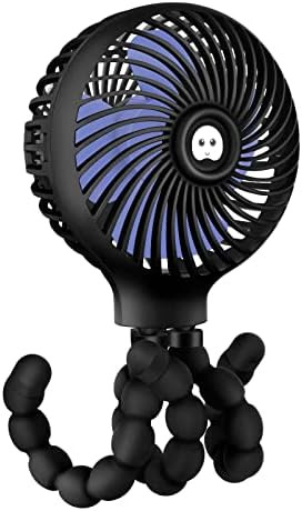 Mini Handheld Stroller Fan, TRELC Personal Portable Baby Fan with Flexible Tripod, 2022 Upgraded ... | Amazon (US)