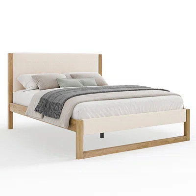 Tagen Maura Upholstered Solid Wood Bed | Wayfair North America
