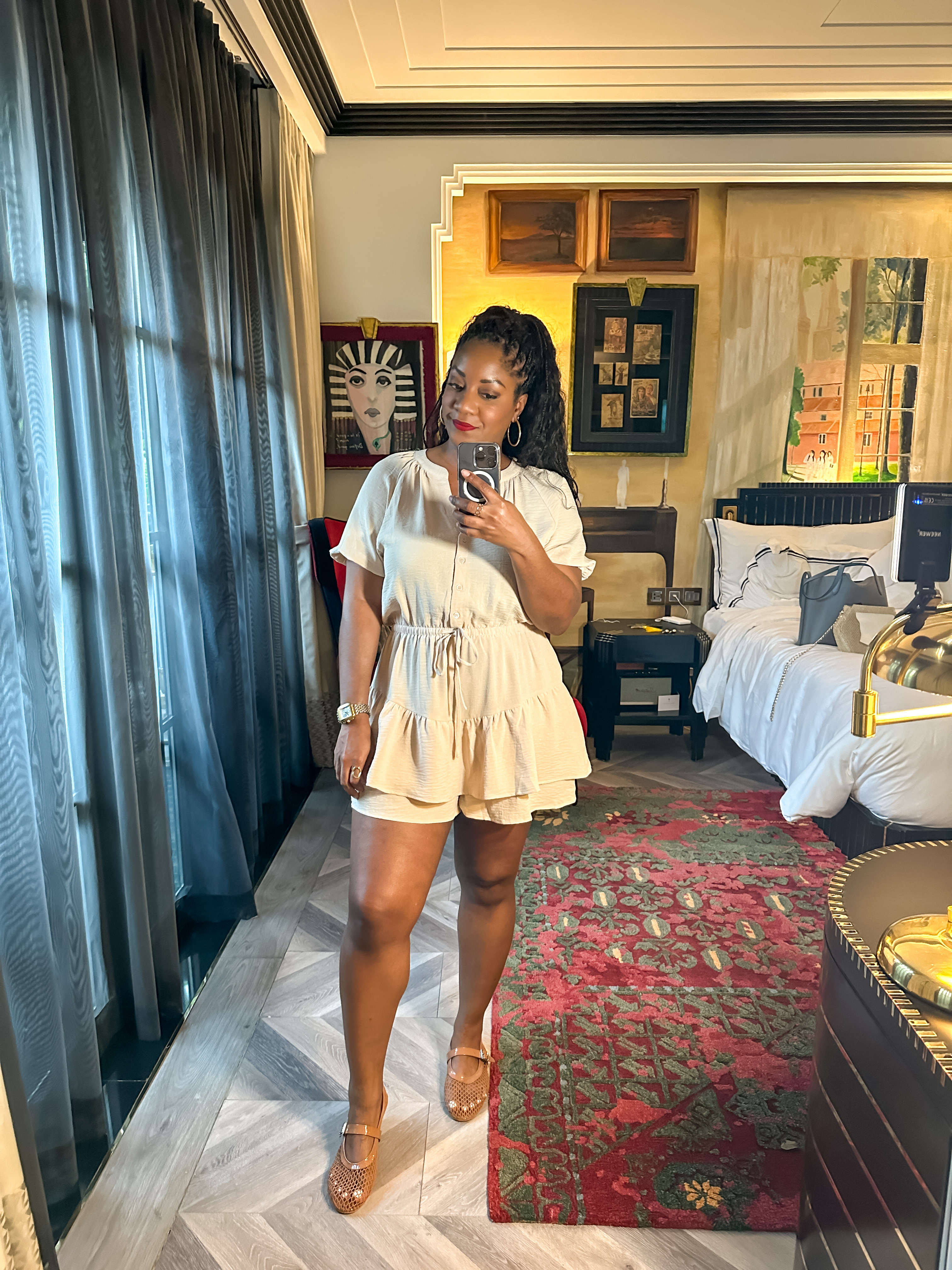 This romper has been perfect on vacation! Wearing size L. Amazon fashion / travel outfit / vacation outfit / casual romper / Amazon casual wear / summer outfit / comfortable romper | easy outfit /simple outfit / neutral outfit 

#LTKFindsUnder100 #LTKFindsUnder50 #LTKStyleTip