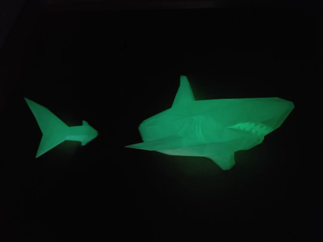 Glow in the Dark 3D Shark Wall Decor the Shark Decor-amazing Gift-glow in Tha Dark Shark - Etsy | Etsy (US)
