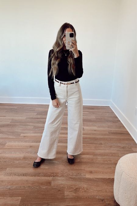 reallyyyyy loving these $28 jeans!! such a great closet staple that you can wear all spring!! 

#springoutfit #target #targetfinds #workwear #targetfinds #amazon #amazonfinds #springstyle #amazonmusthaves #capsulewardrobe #elevatedbasics #neautralstyle #casualoutfits #whattowear #outfitideas #widelegjeans #springfashion #spring #fyp #affordablefashion  



#LTKstyletip #LTKfindsunder50 #LTKworkwear