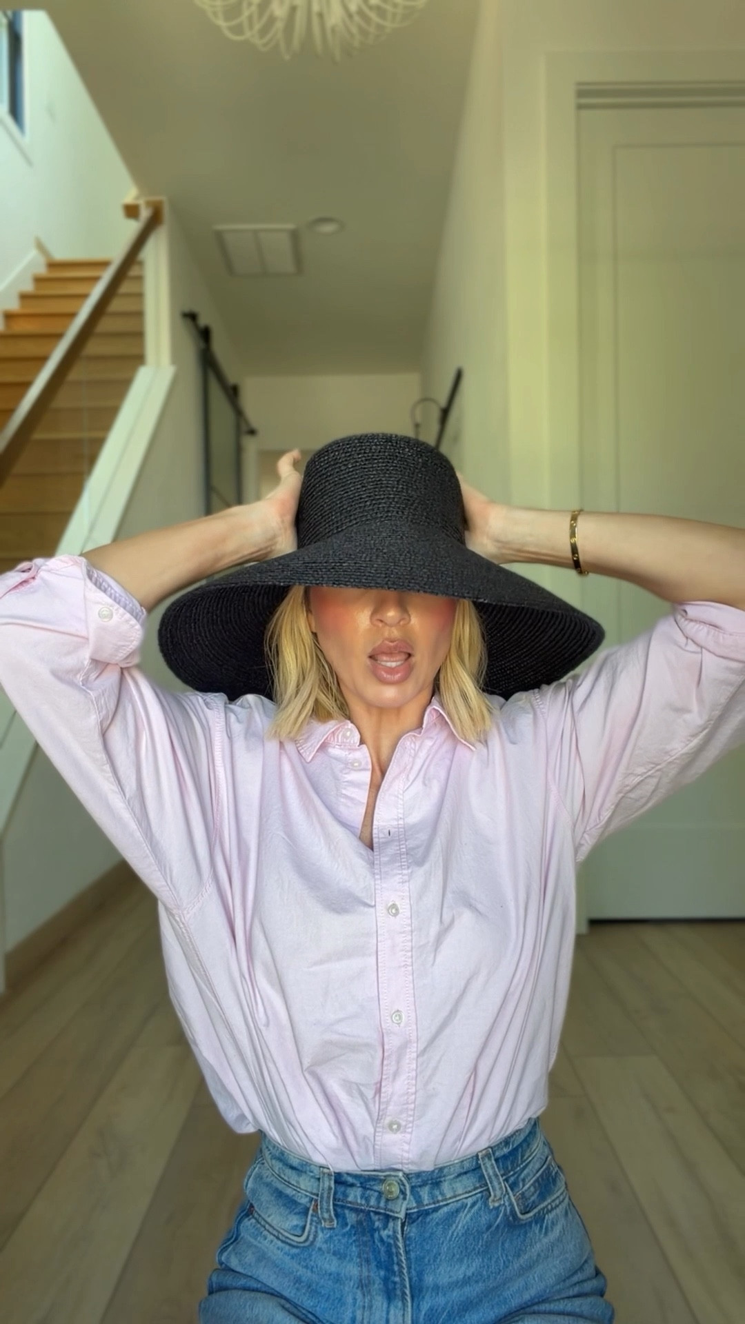 I freaking love that it’s packable. The hat is insane. It’s giving Meredith Blake vibes. Just a heads up, size up in the bathing suit. This brand runs so small. I order a medium ￼￼

@gigipip 

#LTKSwim #LTKTravel #LTKootd