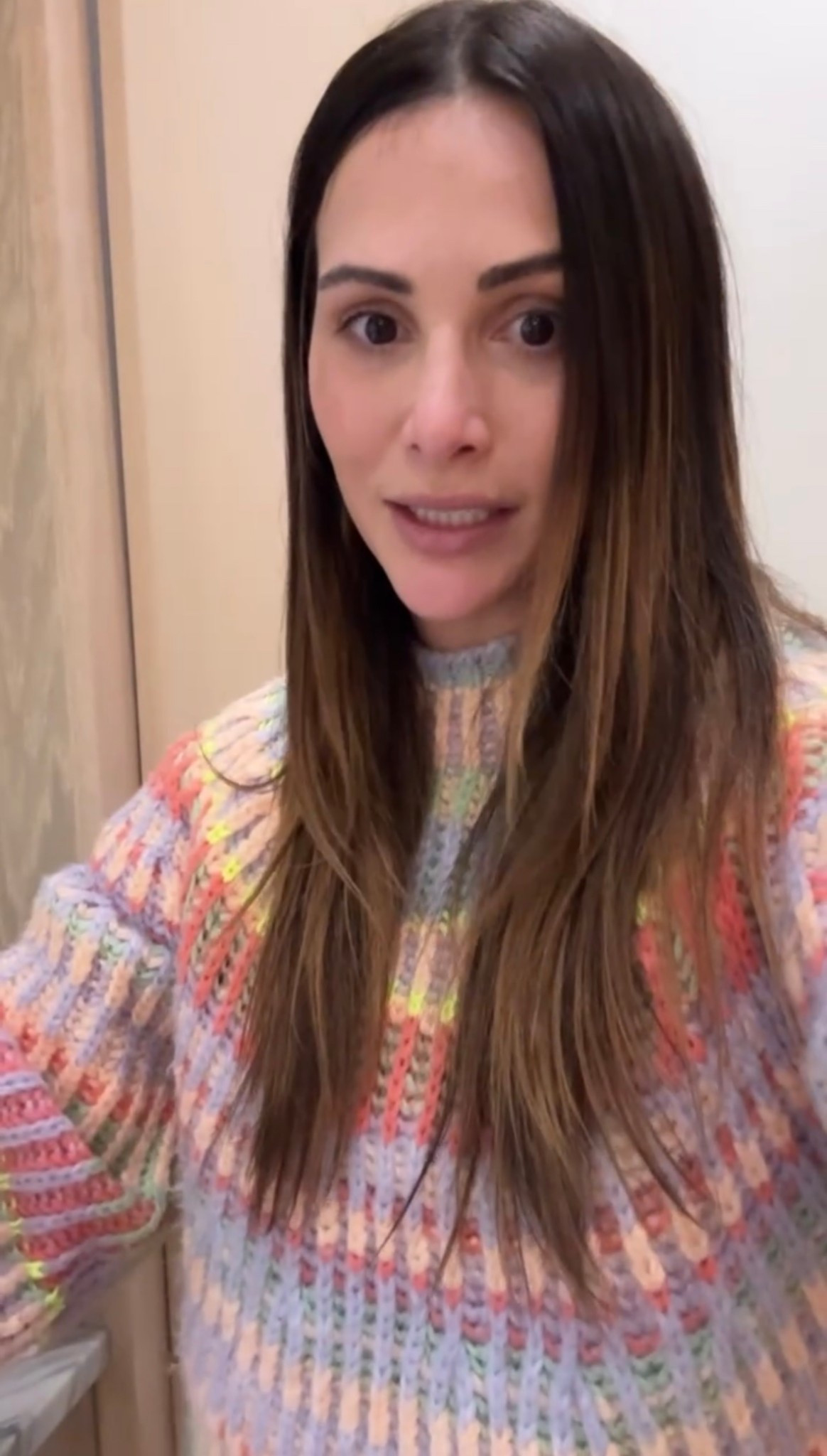 Get the look: colorful chunky sweaters we love! 