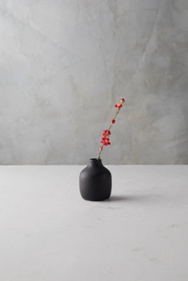 Matte Terracotta Bud Vase, Low | Anthropologie (US)