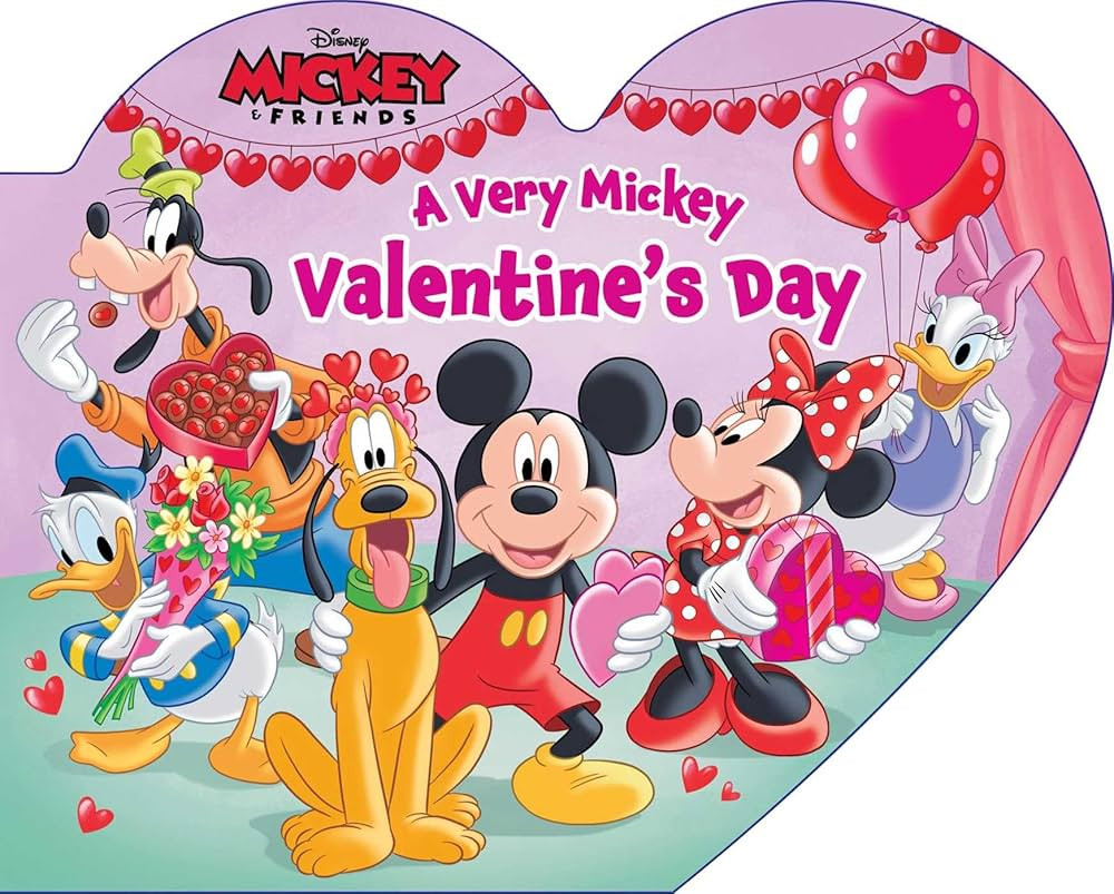 Disney Mickey & Friends: A Very Mickey Valentine's Day (Shaped Board Books) | Amazon (US)