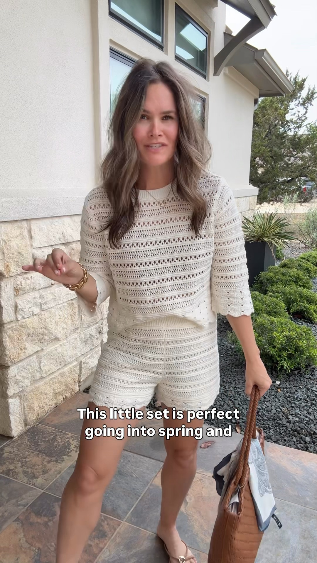 Obsessed with this crochet set paired with my favorite brown woven tote  bag. It’s such a fun textured look and the perfect outfit for a summer vacation day or resort dinner. 

#LTKdayinmylife #LTKselfcare #LTKootd