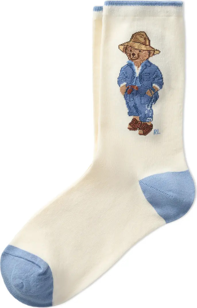 Polo Ralph Lauren Traveler Polo Bear Crew Socks | Nordstrom | Nordstrom