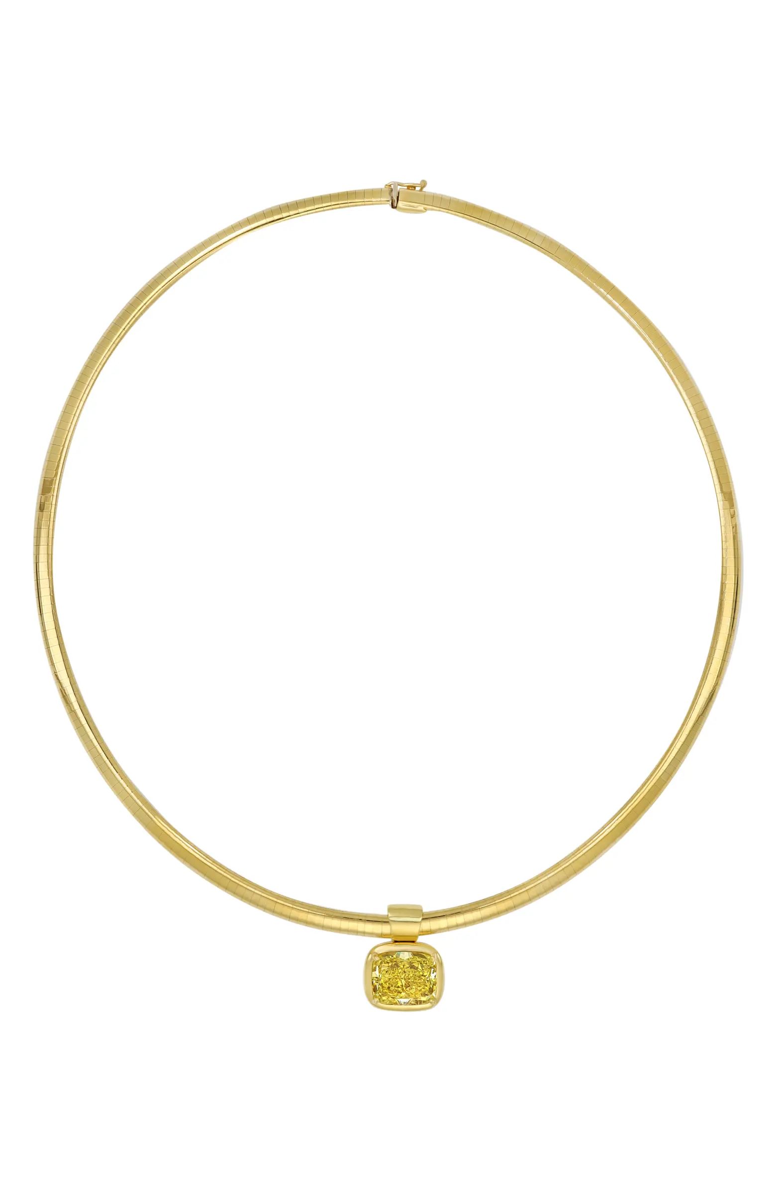 Collectors Yellow Diamond Statement Necklace | Nordstrom