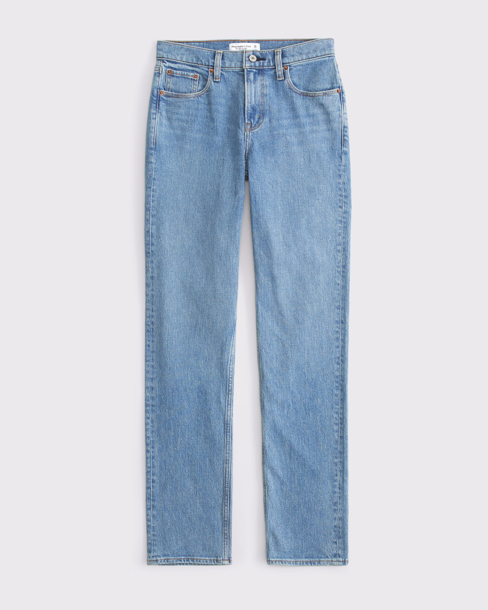 Women's Mid Rise 90s Straight Jean | Women's New Arrivals | Abercrombie.com | Abercrombie & Fitch (US)