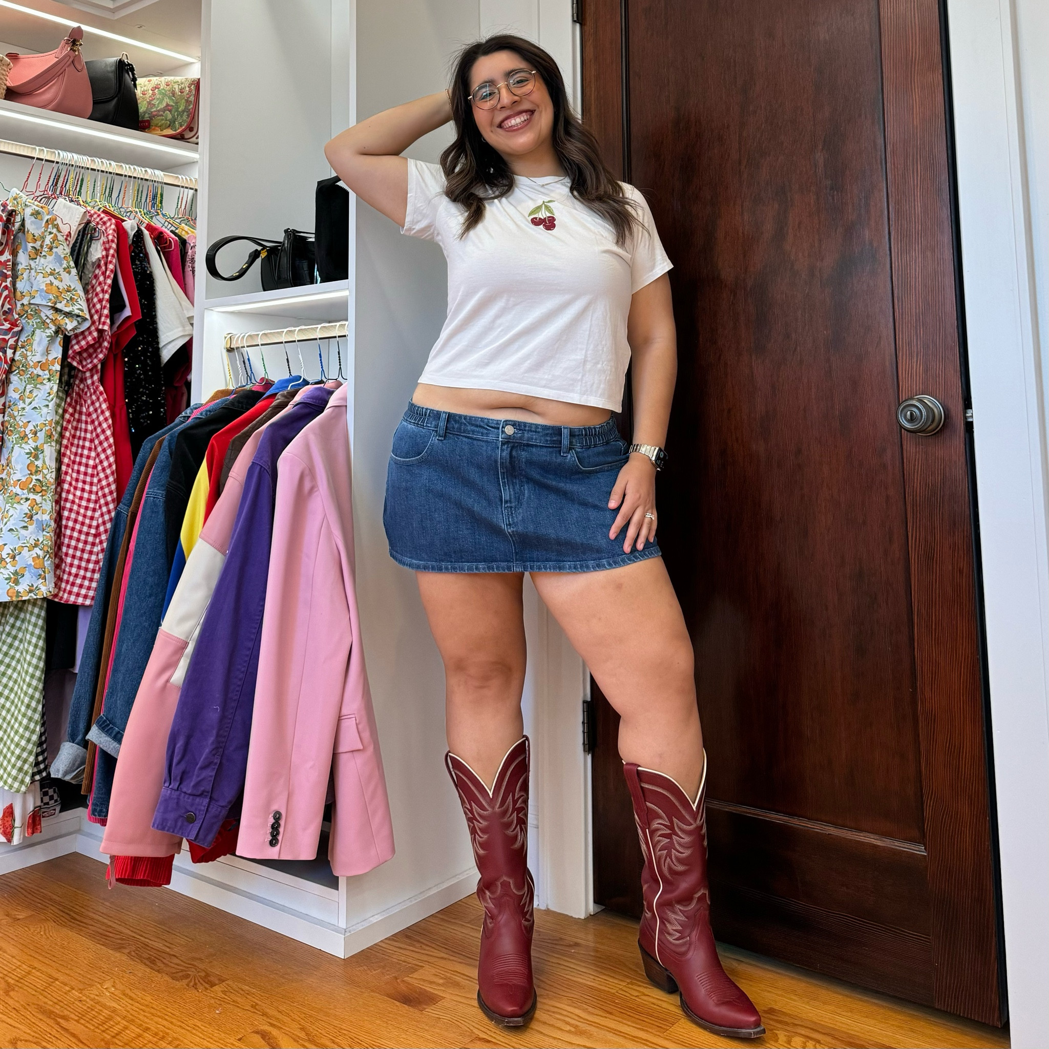 Wearing Medium in the shirt and Large in the skirt!

#LTKMidsize #LTKStyleTip #LTKFindsUnder50