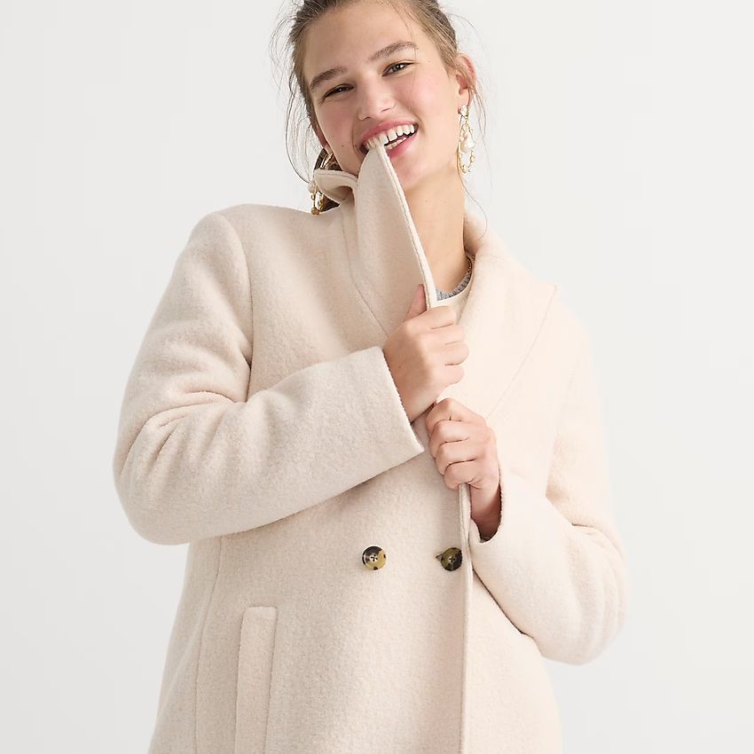 New Daphne topcoat in Italian boiled wool | J.Crew US