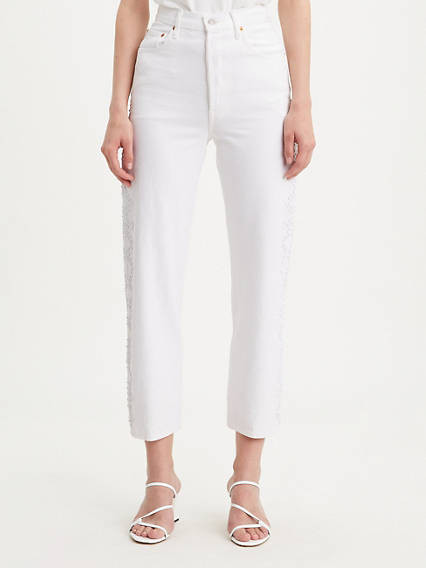 Levi's Studded Ribcage Straight Ankle Women's Jeans 29x29 | LEVI'S (US)