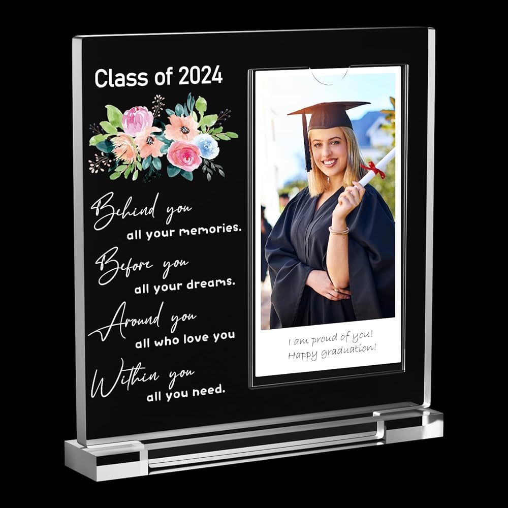 Geegoods Graduation Gifts 2024 Inspirational Gift for Class of 2024 Decorative Desk Sign for High... | Amazon (US)