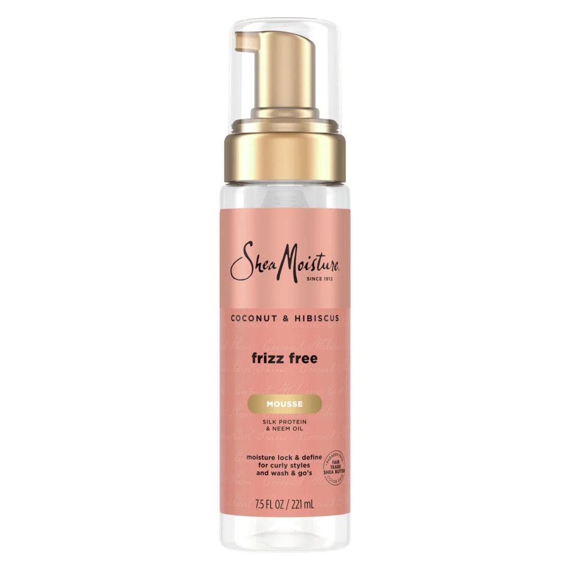 SheaMoisture Curl Mousse Coconut and Hibiscus, 7.5 oz | Walmart (US)