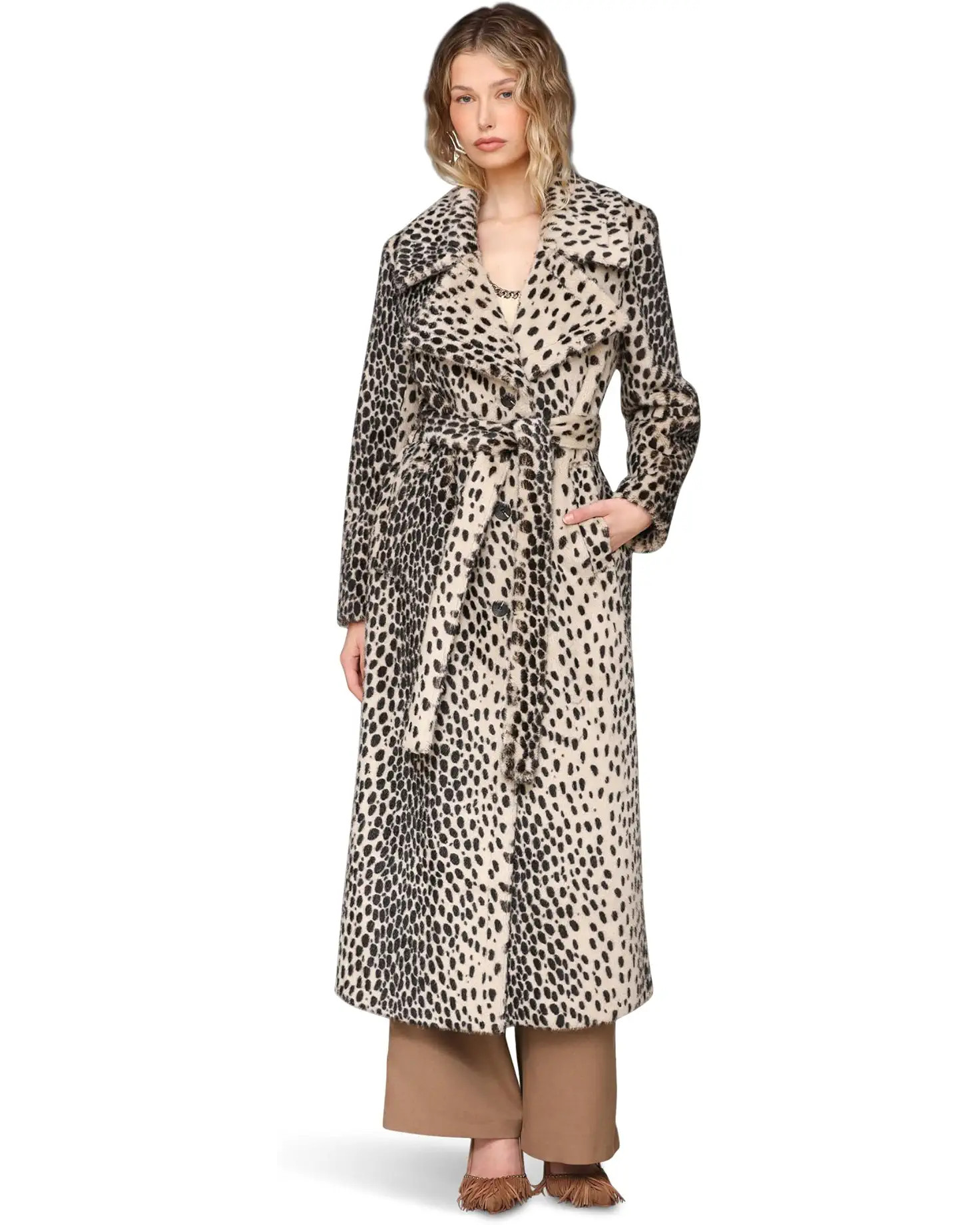 Maxi Faux Shearling Coat | Zappos