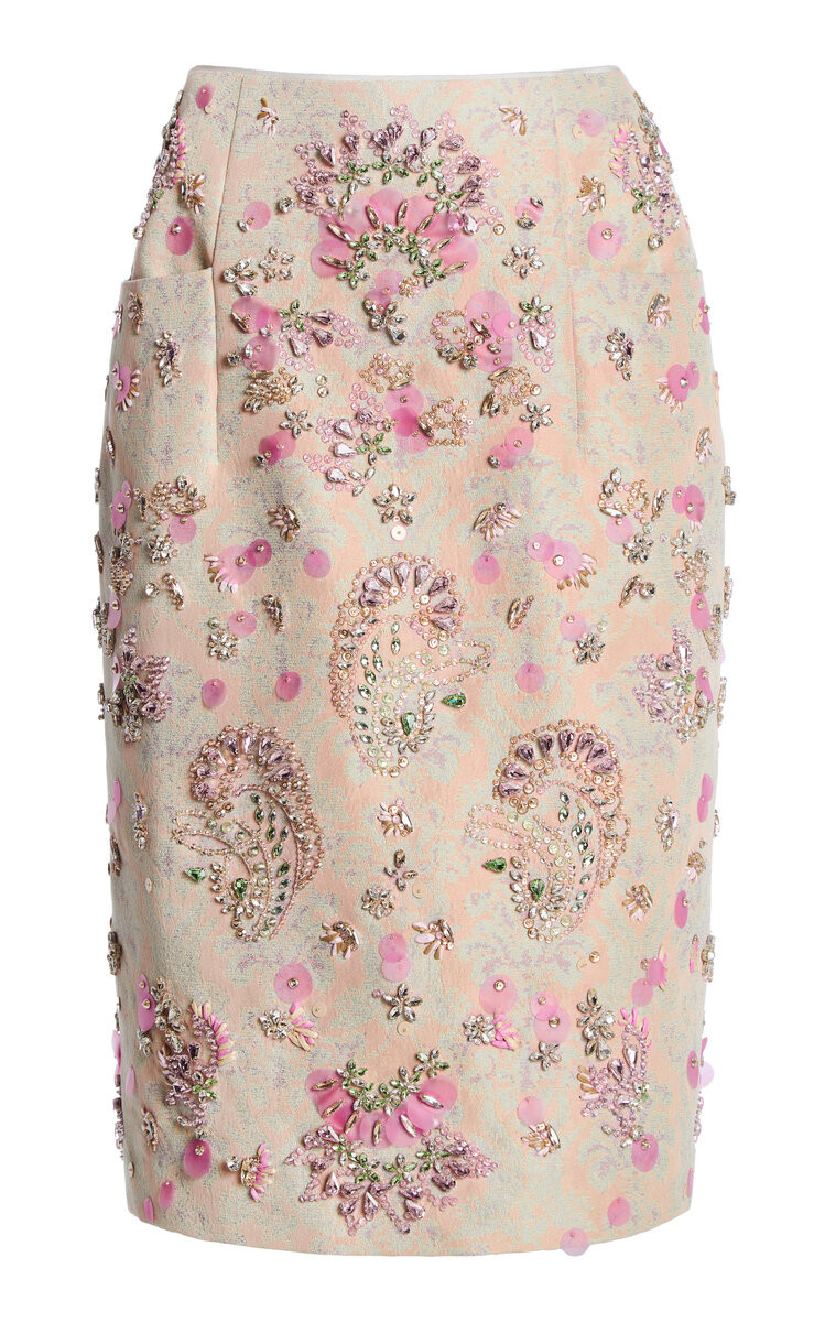 Sariga Embellished Midi Skirt | Moda Operandi (Global)