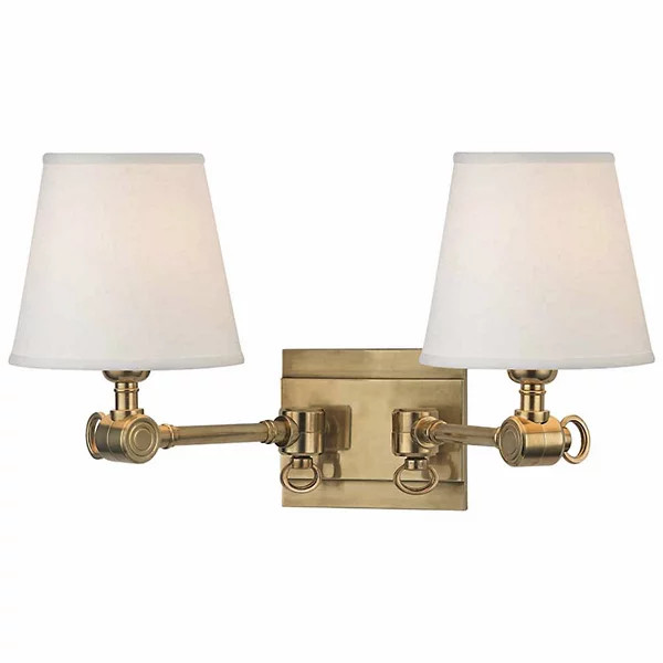 Hillsdale 2-Light Swivel Wall Sconce | Lumens