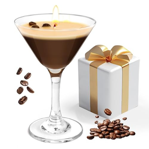Espresso Martini Candle, Coffee Candles Ornament, Scented Candle for Women Men Espresso Lovers, Coffee Bar Decor, Soy Wax Candles Funny Gifts for Birthday Christmas Valentines Day | Amazon (US)